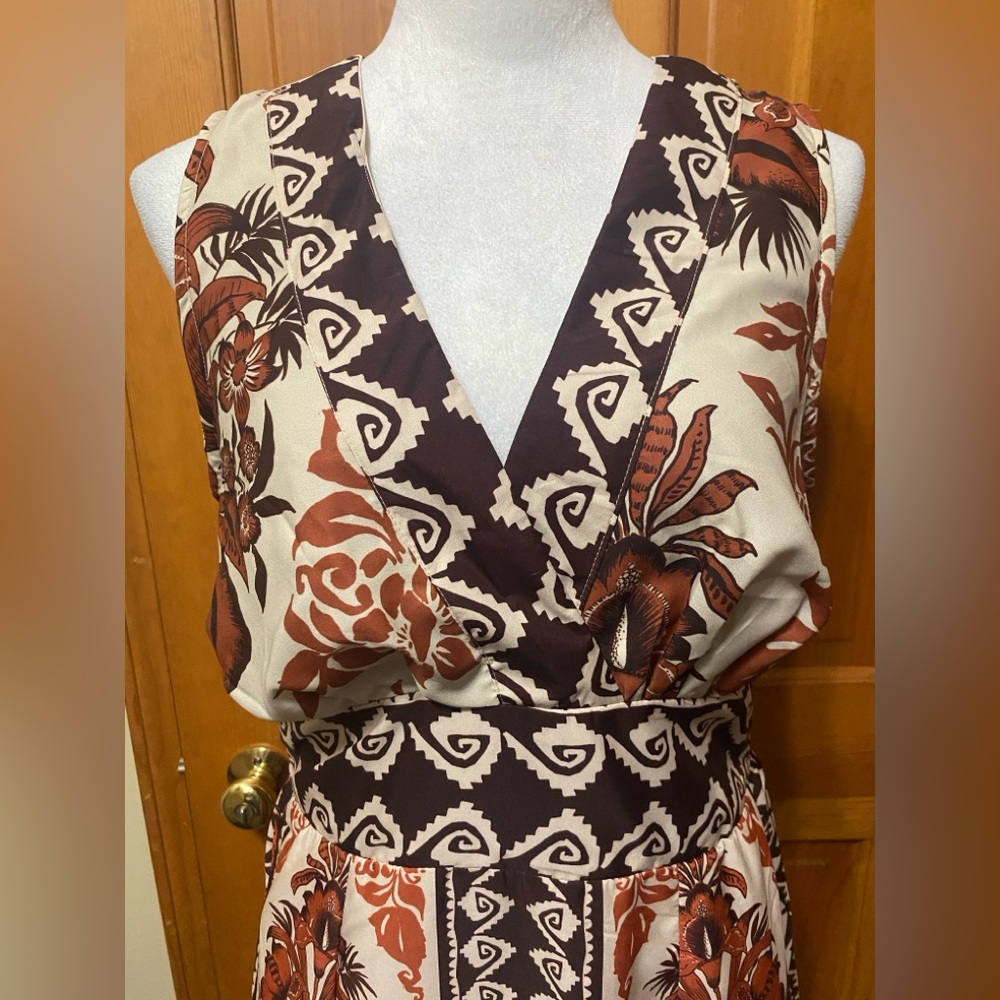 NWT Bohemian Floral Maxi Dress - Picture 4 of 5